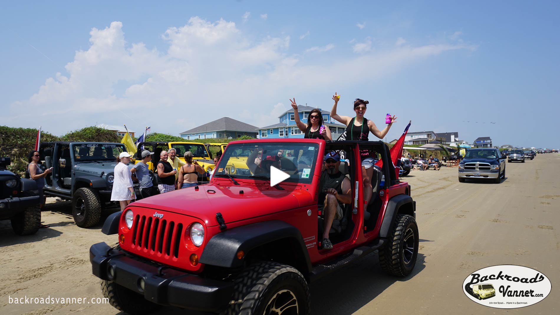 Jeeps Go Topless At The Beach May 2016 - Crystal Beach, TX / Galveston