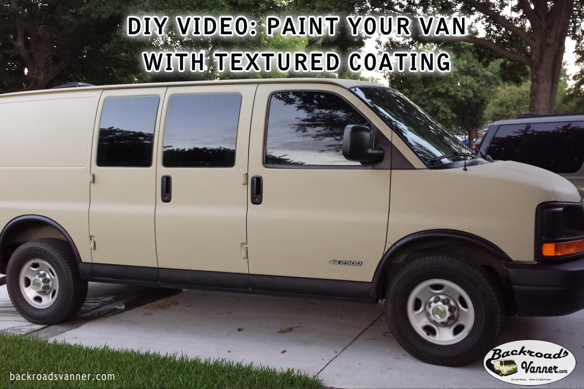 Video DIY Painting A Camper Van with Raptor Bed Liner ⋆