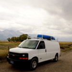 Our Van & The Famous Barn | Grand Teton National Park | Photo by BackroadsVanner.com