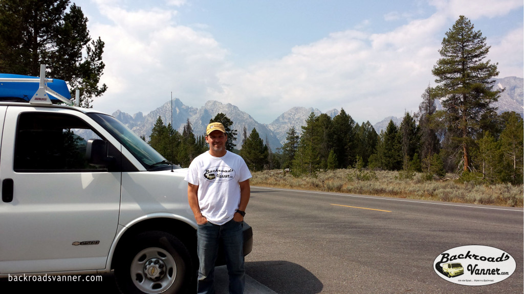Mike in Grand Teton National Park | Photo by BackroadsVanner.com