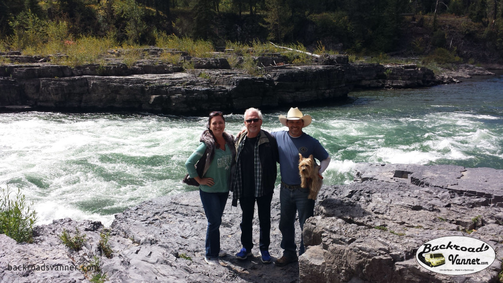 Shannan, Bruce & Mike @ the Snake River in WY| Photo By BackroadsVanner.com