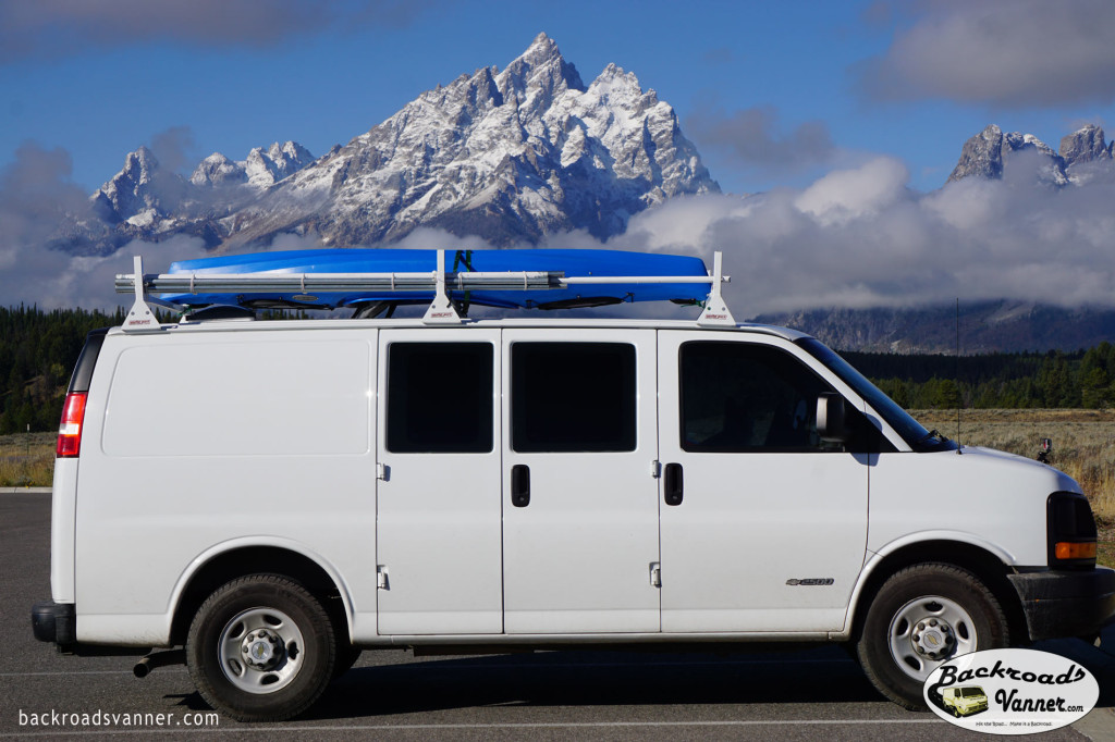 Our Van in Grand Teton National Park | Photo by BackroadsVanner.com