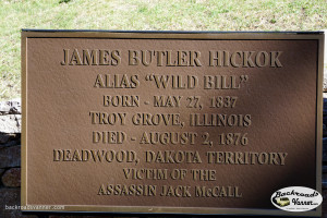 Wild Bill Hickok's Grave Site, Mount Moriah Cemetery, Deadwood, SD | Sept 2015 | Photo by BackroadsVanner.com